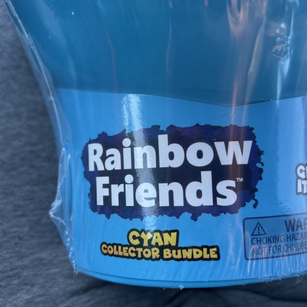 Rainbow Friends Cyan Collector Bundle 8 GREAT ITEMS Plush Figure NEW/ SEALED - Picture 7 of 7